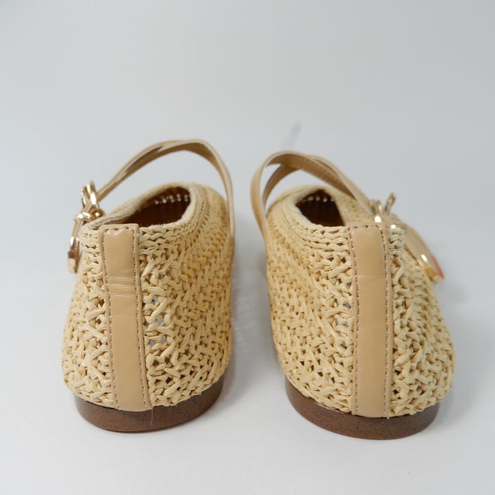 Steve Madden Laney Ballet Flats Mary Jane Size 7 Natural Woven NEW - Picture 5 of 12